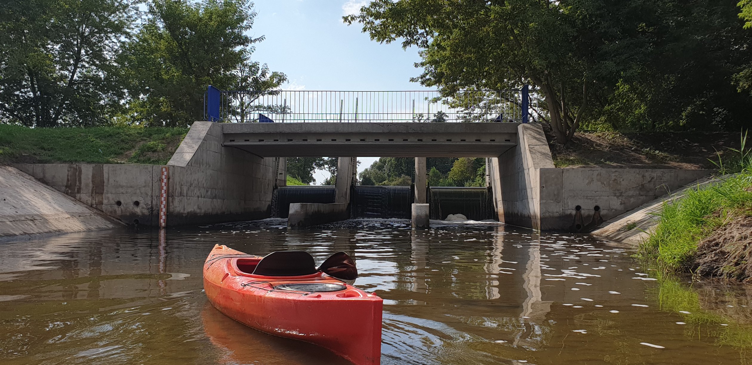 trasy spływów jeziorka